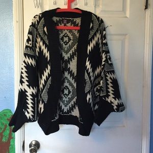Oversized/batwing style cardigan