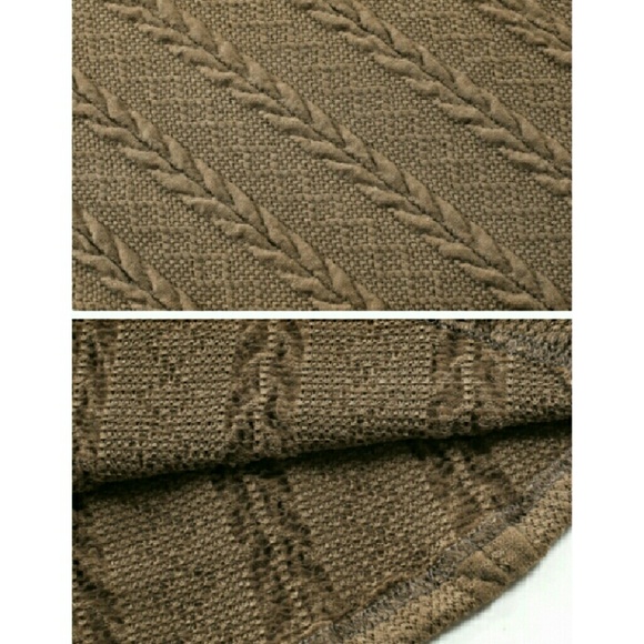 O neck long sleeve knitting dress solid dress - Picture 3 of 3