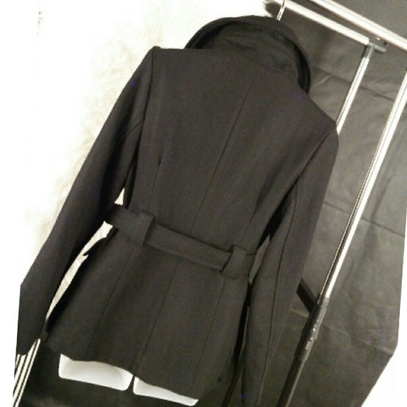 Steampunk Skirted Wool Coat - Picture 2 of 2