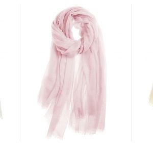 Sola 100% Cashmere Scarf - rosey pink