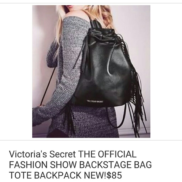 Official Victoria Secret backstage tote/backpack