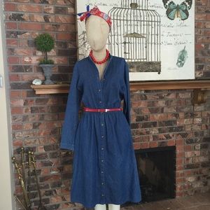 VINTAGE Denim Dress