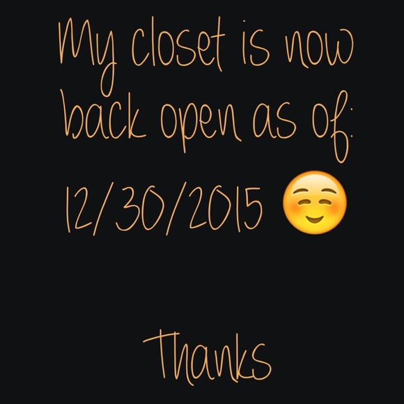 🔵🔵Closet is now Open 🔵🔵