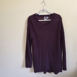 Purple Nordstrom rack sweater.