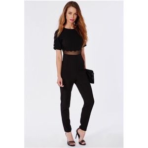 Missguided Mesh Jumpsuit