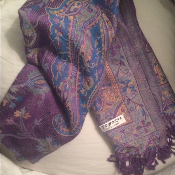 100 Percent Pashmina Purple