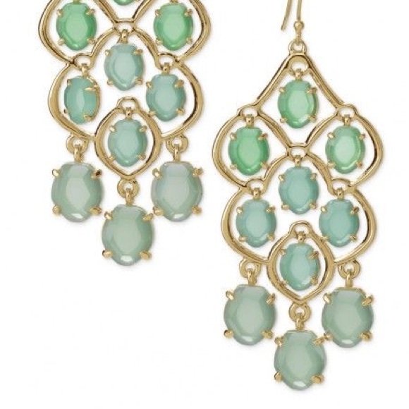 BRAND NEW Stella & Dot Green Chandeliers