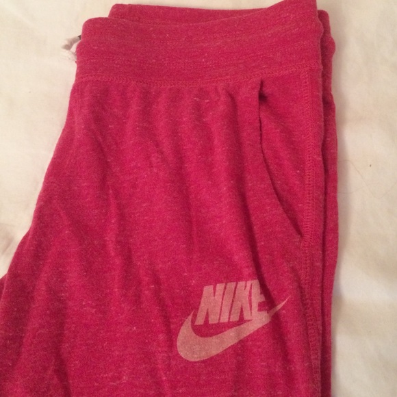 pink nike joggers