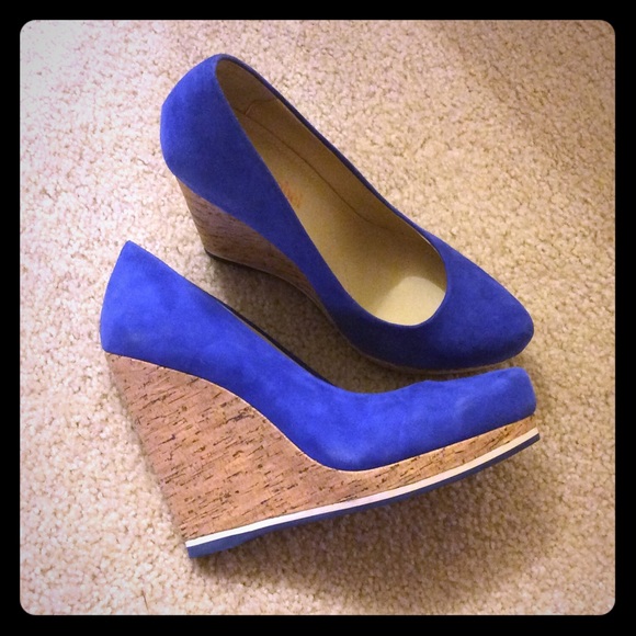 Luxury Rebel Suede Wedge 8.5