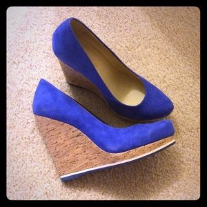 Luxury Rebel Suede Wedge 8.5