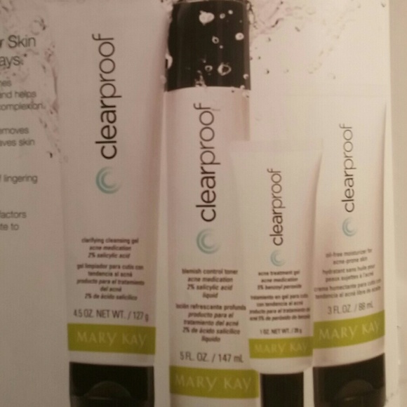 Clear proof acne system