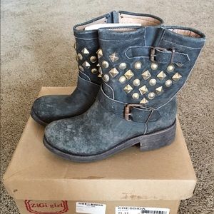 New With Box Zigi Girl Genuine Leather Boot Size 8