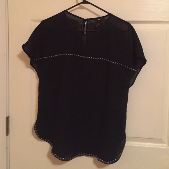 Studded Mesh Shirt