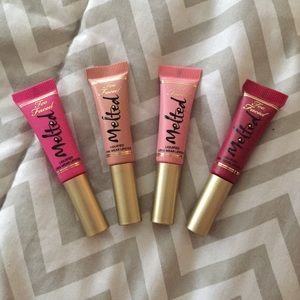 Set of Too Faced Melted liquid lipsticks