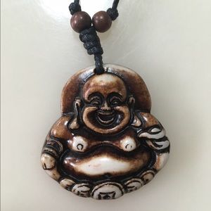 Buddha ivory necklace