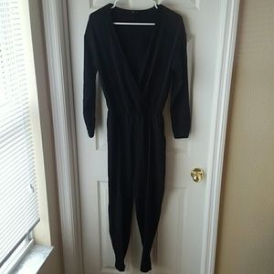Black long sleeve jumpsuit
