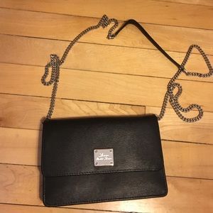 Ralph by Ralph Lauren Black Leather Mini Crossbody