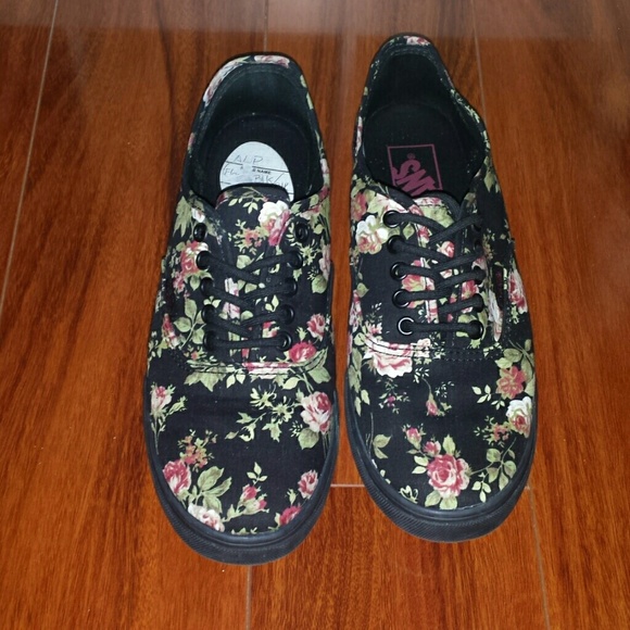 Floral vans