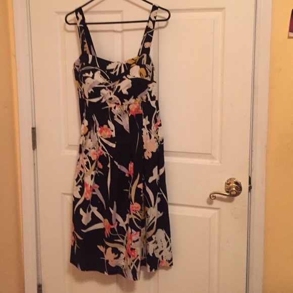 Tropical Print Dress