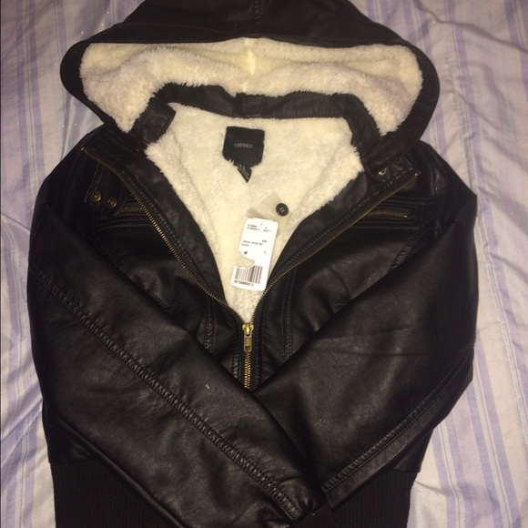 NEW Forever21 Leather Jacket with Soft interior