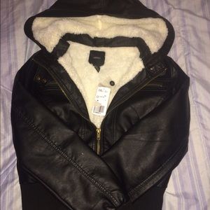 NEW Forever21 Leather Jacket with Soft interior