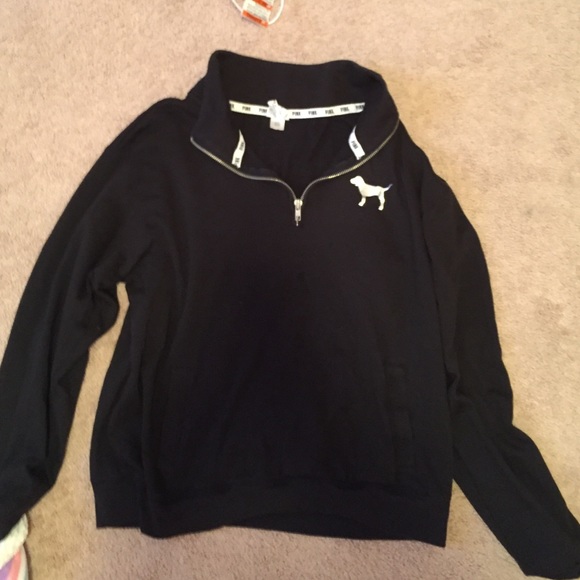 Victoria secret pink half zip
