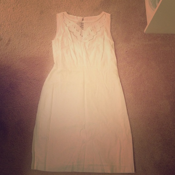 Loft white dress