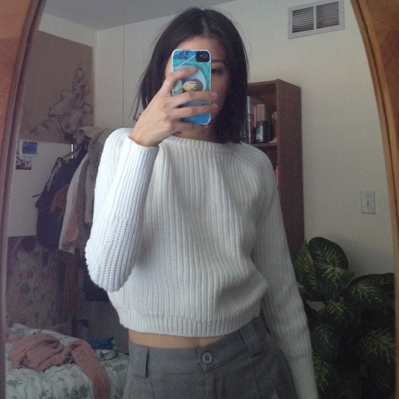 American Apparel Cropped Fisherman Pullover