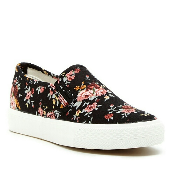 Tesla Floral Slip on Sneakers