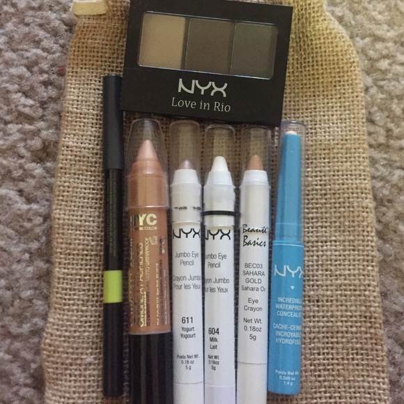 NYX/NYC/Browza/ beauté basics Eye make up bundle