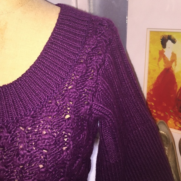 Design History Purple Sweater