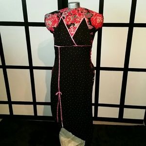 Polka-dot Cocktail Dress
