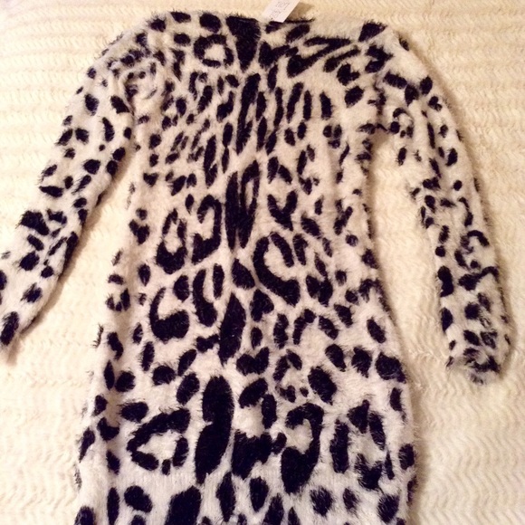78% off Daniel Tops - NWT Eyelash Animal Print Sweater
