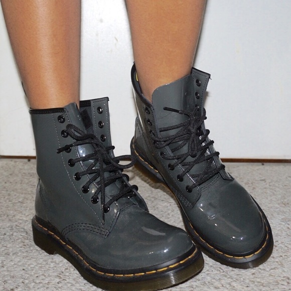Doc Marten Grey Boots