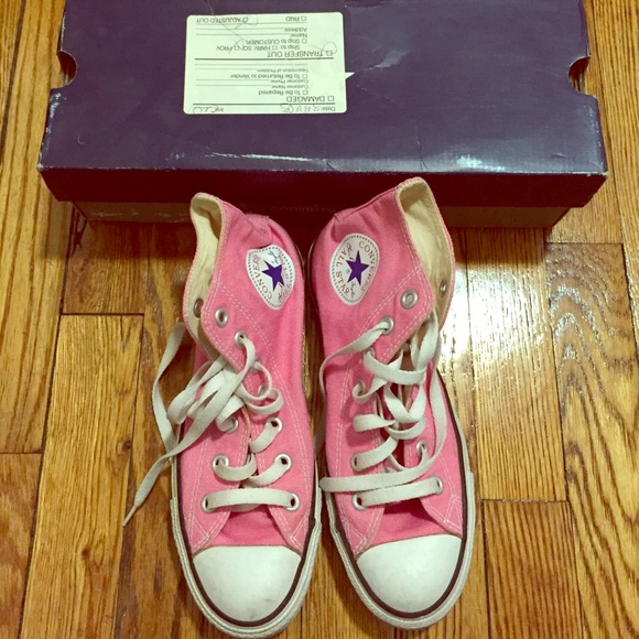 Pink Hightop Convers