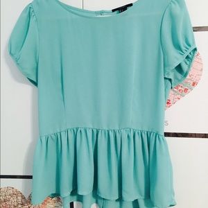 Button Back Dressy Top