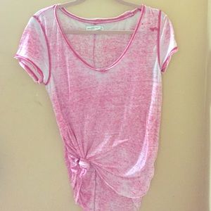 😍Tye dyed pink&white top: Abercrombie & Fitch