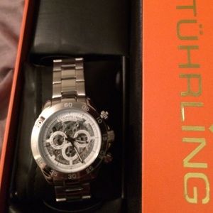 Men's peek a boo watch