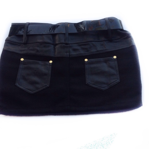 Joker Zipper Mini Skirt - Picture 3 of 6