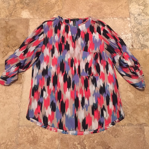 Multi colored blouse
