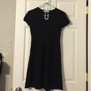 Black sweater dress