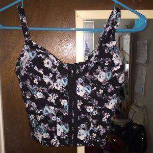 Floral crop top