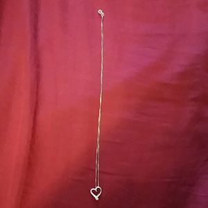 Diamond heart necklace