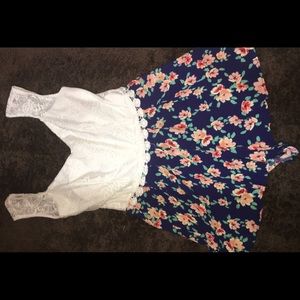 Romper size:  Small.