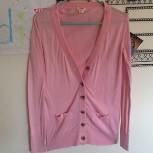 Light pink cardigan from Target