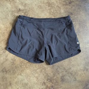 Lululemon run time black shorts