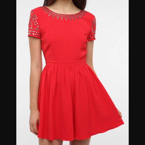 Red Staring At Stars Dress