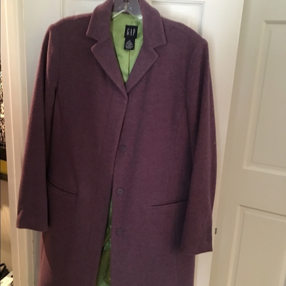 Wool mid length coat