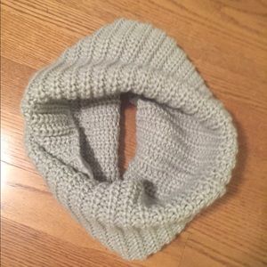 New Gap Cowl Neck wool scarf grey