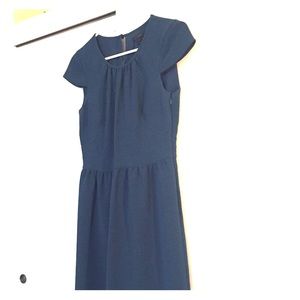 Dark teal j.crew crepe dress - size 2